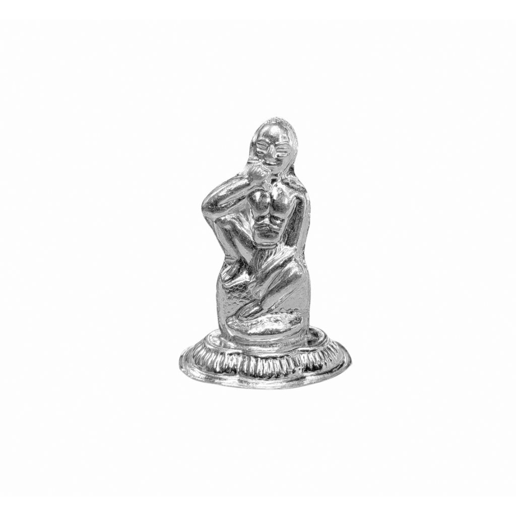 Solid Pure 925 Fine Silver Gajanan-Maharaj Idols For Puja And Home Decor