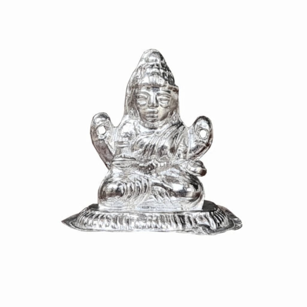 Solid Pure 925 Fine Silver Lakshmi Idols For Puja And Home Decor