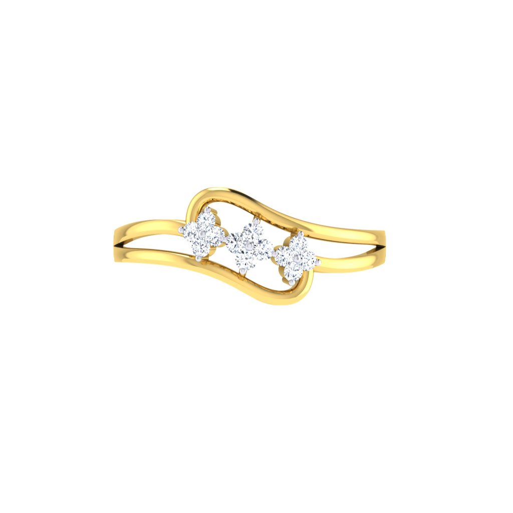 IGI Certified Natural Diamond Women's Ring 14K/18K Fine Yellow Gold