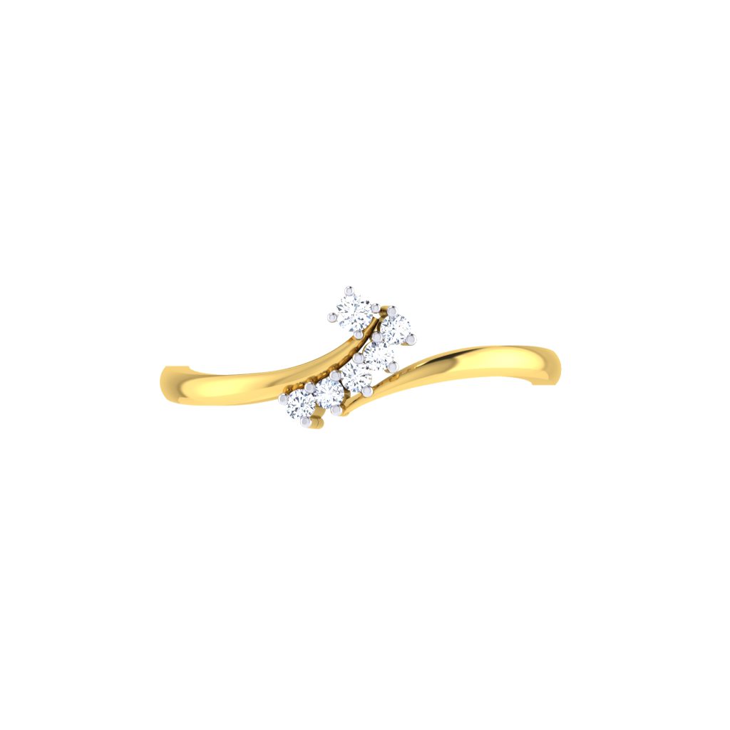 IGI Certified Natural Diamond Women's Ring 14K/18K Fine Yellow Gold