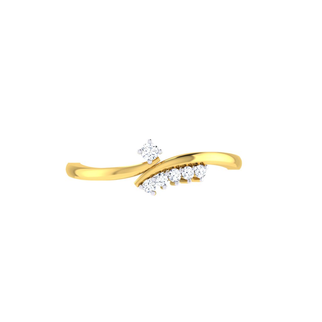 IGI Certified Natural Diamond Women's Ring 14K/18K Fine Yellow Gold