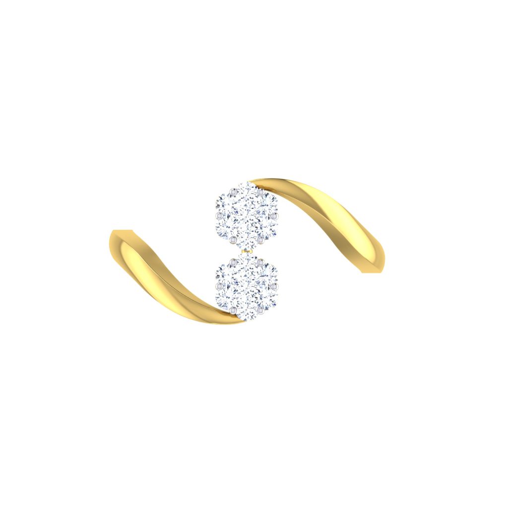 IGI Certified Natural Diamond Women's Ring 14K/18K Fine Yellow Gold