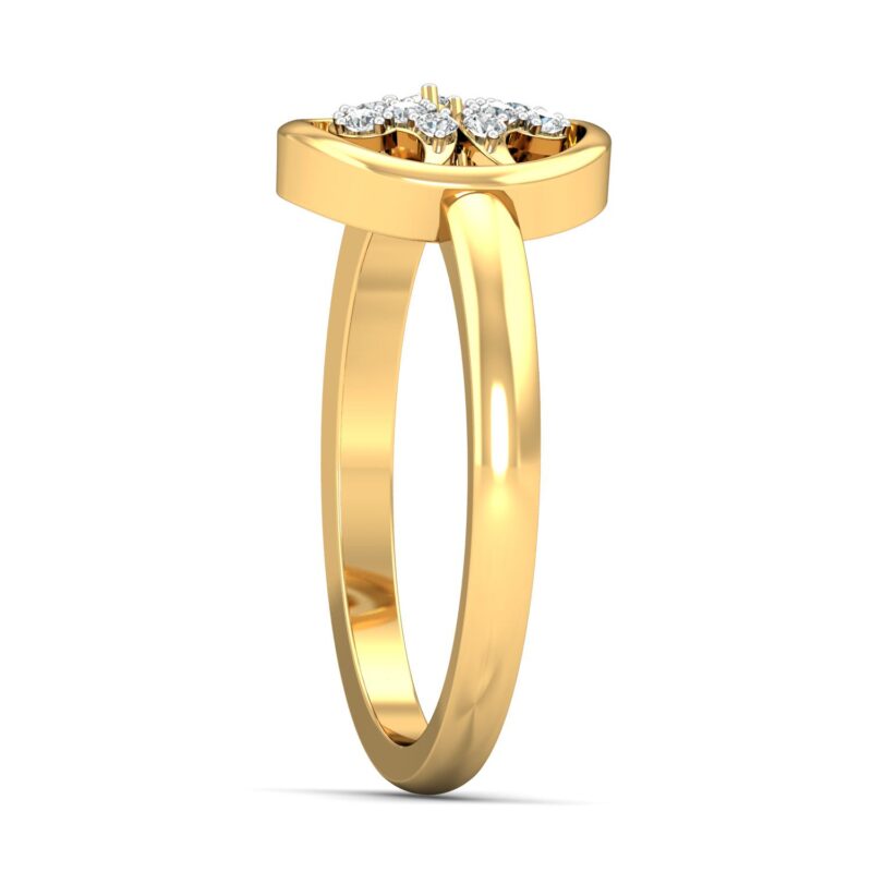 IGI Certified Natural Diamond Women's Ring 14K/18K Fine Yellow Gold