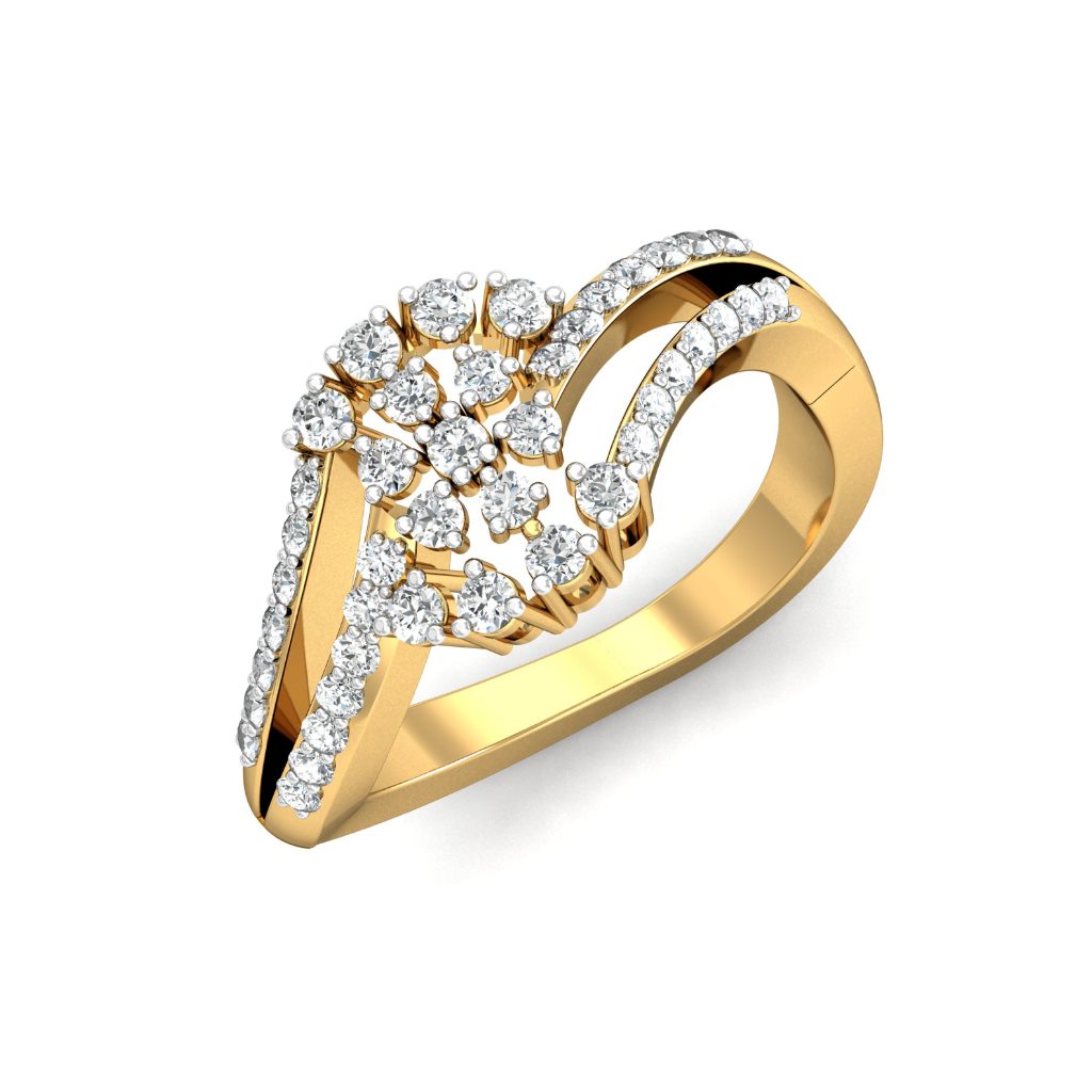 IGI Certified Natural Diamond Women's Ring 14K/18K Fine Yellow Gold