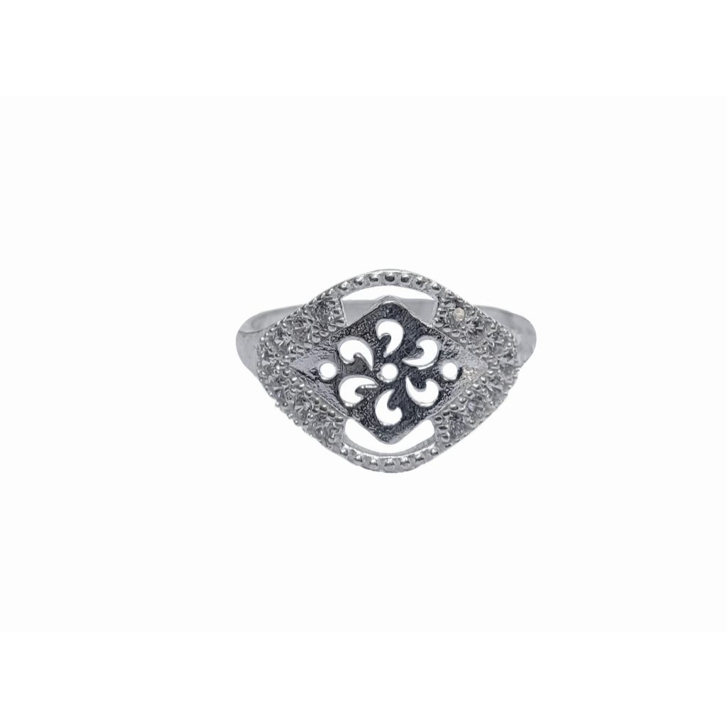 Solid Pure 925 Sterling Fine Silver Beautiful  Design Ladies Ring Size-8