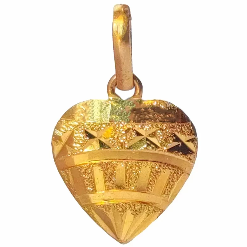 22K/18K Real Certified Fine Yellow Gold Magnificient Womens Pendant