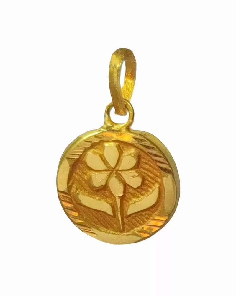 22K/18K Real Certified Fine Yellow Gold Beautiful  Womens Pendant