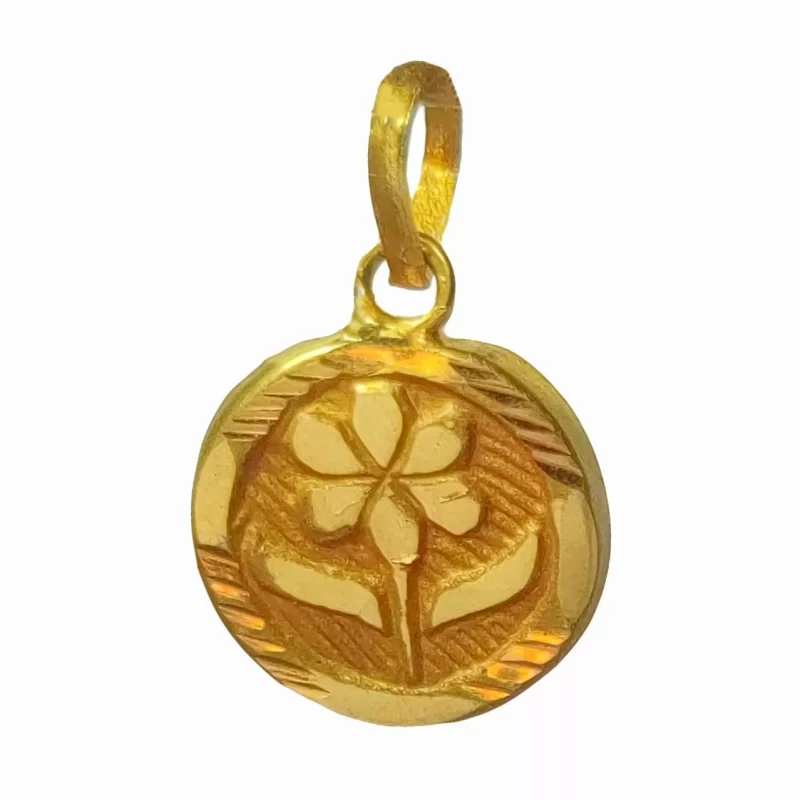 22K/18K Real Certified Fine Yellow Gold Beautiful  Womens Pendant