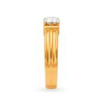 Solid 22K/18K Fine Yellow Gold Certified Mens And Boys Band Ring - Image 3