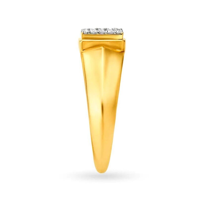 Solid 22K/18K Fine Yellow Gold Certified Mens And Boys Band Ring - Image 3