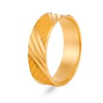 Solid 22K/18K Fine Yellow Gold Certified Mens And Boys Band Ring