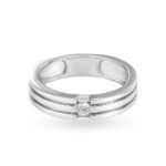 Solid 22K/18K Fine White Gold Certified Mens And Boys Band Ring - Image 2