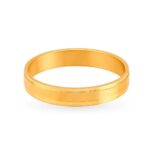 Solid 22K/18K Fine Yellow Gold Certified Mens And Boys Band Ring - Image 2