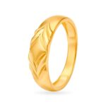 Solid 22K/18K Fine Yellow Gold Certified Mens And Boys Band Ring