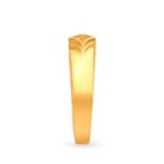 Solid 22K/18K Fine Yellow Gold Certified Mens And Boys Band Ring - Image 3