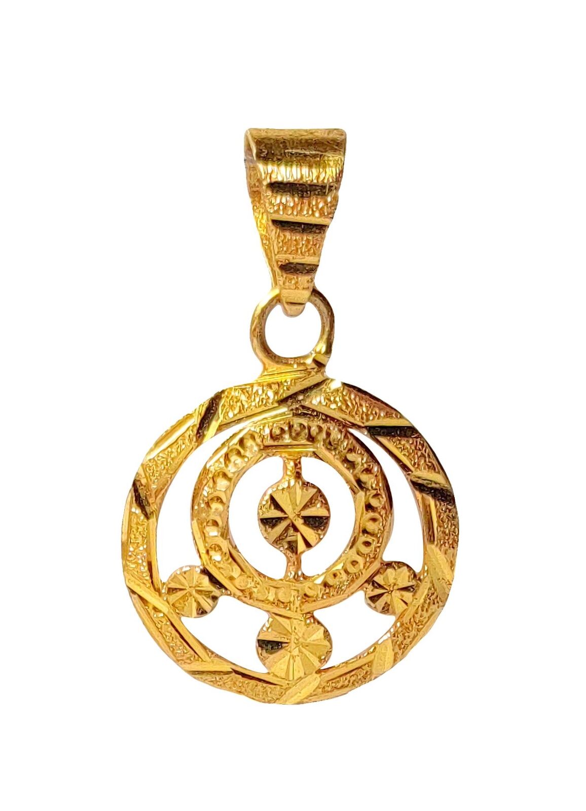 22K/18K Real Certified Fine Yellow Gold Delightful Womens Pendant