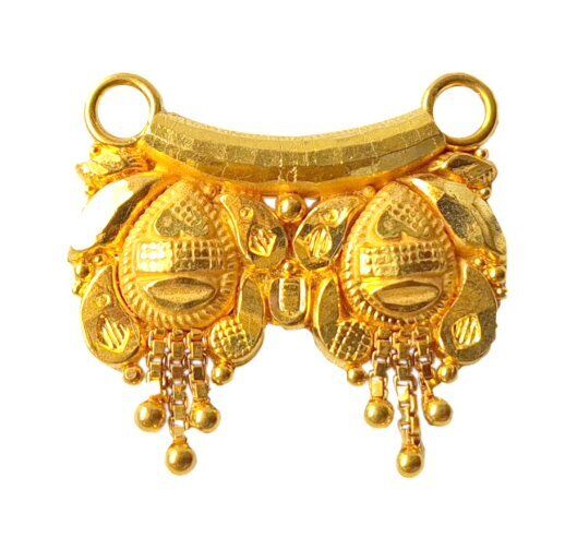 22K/18K Real Certified Fine Yellow Gold Beauteous Mangalsutra Pendant