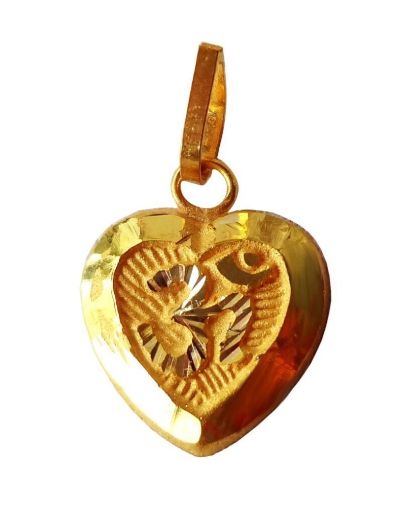 22K/18K Real Certified Fine Yellow Gold Divine Mens Pendant