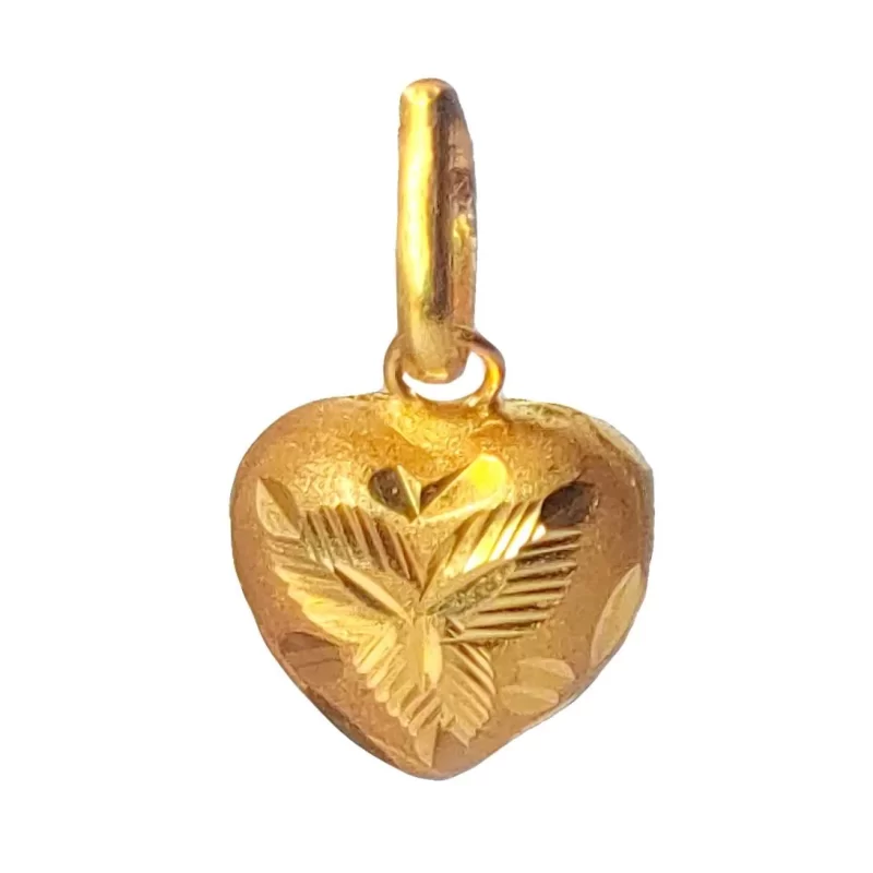 22K/18K Real Certified Fine Yellow Gold Beautiful  Womens Pendant