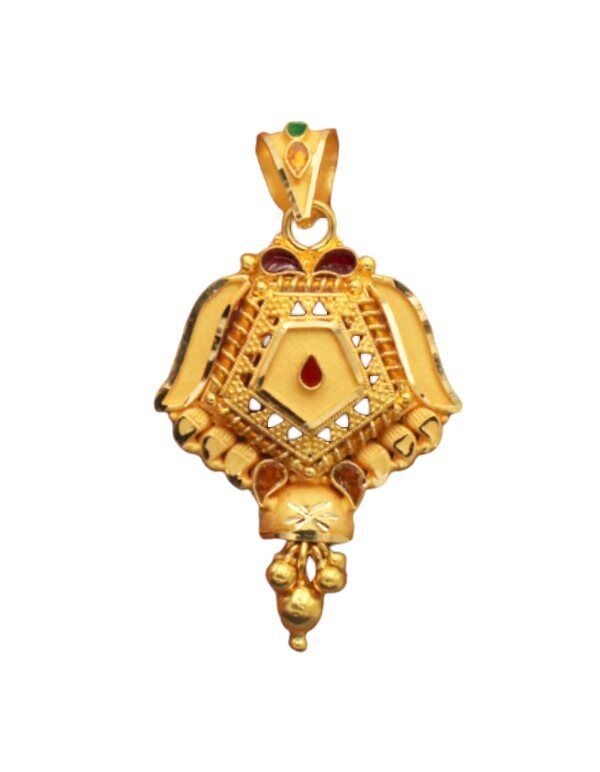 22K/18K Real Certified Fine Yellow Gold Beauteous Mangalsutra Pendant