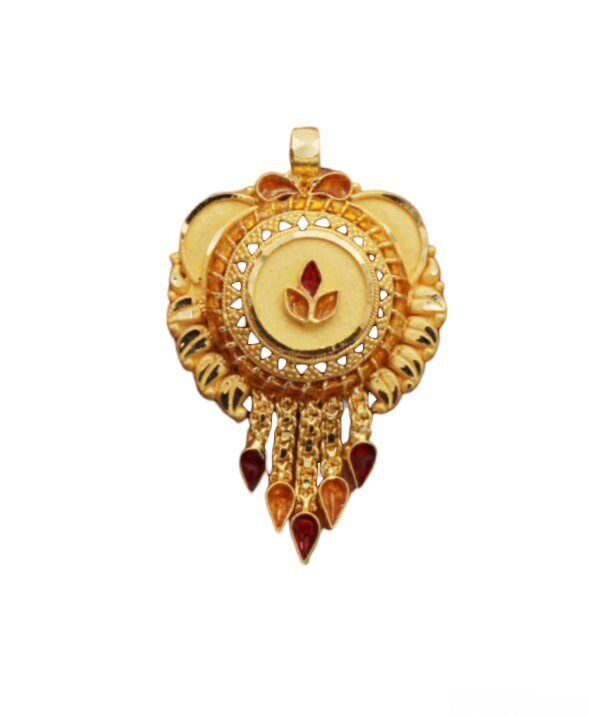 22K/18K Real Certified Fine Yellow Gold Classy  Mangalsutra Pendant