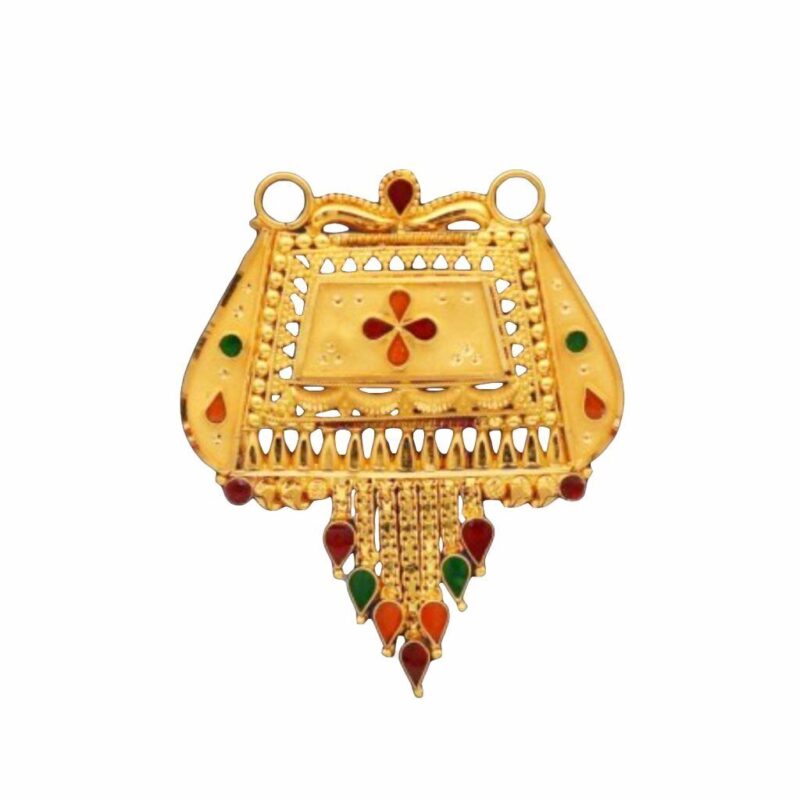 22K/18K Real Certified Fine Yellow Gold Classy Mangalsutra Pendant