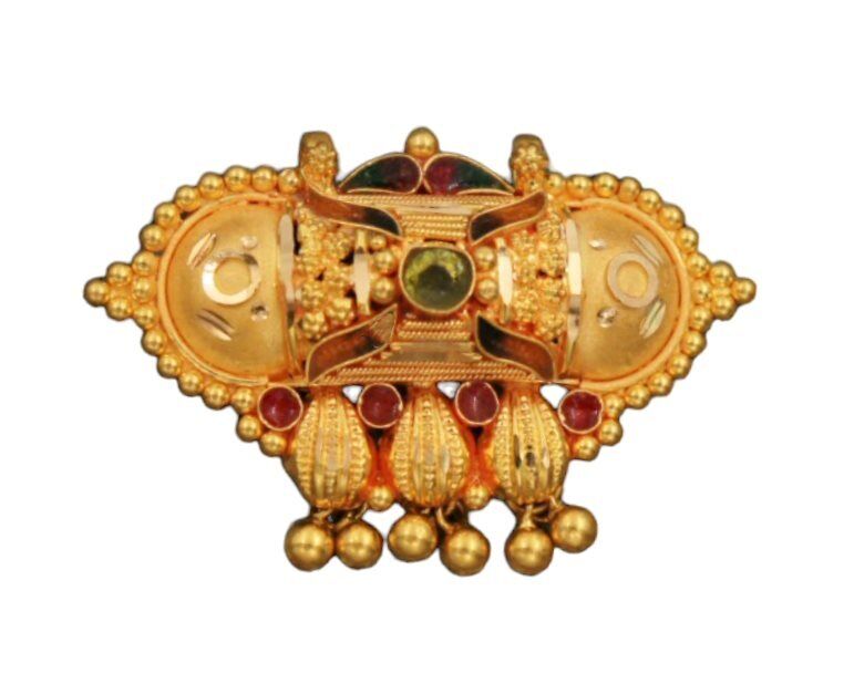 22K/18K Real Certified Fine Yellow Gold Classy  Mangalsutra Pendant