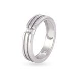 Solid 22K/18K Fine White Gold Certified Mens And Boys Band Ring