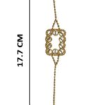 22K Pure Fine Yellow Gold Certified Stamped Elegant Design Womens Bracelet - Image 5