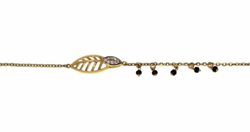 22K Pure Fine Yellow Gold Certified Stamped Beautiful Design Womens Bracelet - Image 2