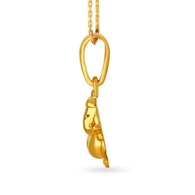 22K/18K Real Certified Fine Yellow Gold Beauteous Mens Pendant - Image 2