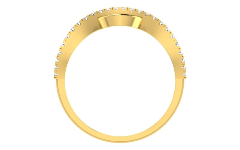 Solid 22K/18K Fine Yellow Gold Certified Women And Girls Band Ring - Image 4