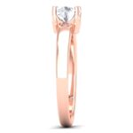 Solid 22K/18K Fine Rose Gold Certified Women And Girls Statement Ring - Image 2