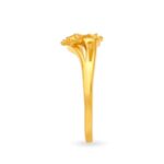 Solid 22K/18K Fine Yellow Gold Certified Women And Girls Statement Ring - Image 3
