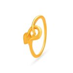 Solid 22K/18K Fine Yellow Gold Certified Women And Girls Stack Ring
