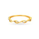 Solid 22K/18K Fine Yellow Gold Certified Women And Girls Stack Ring - Image 2