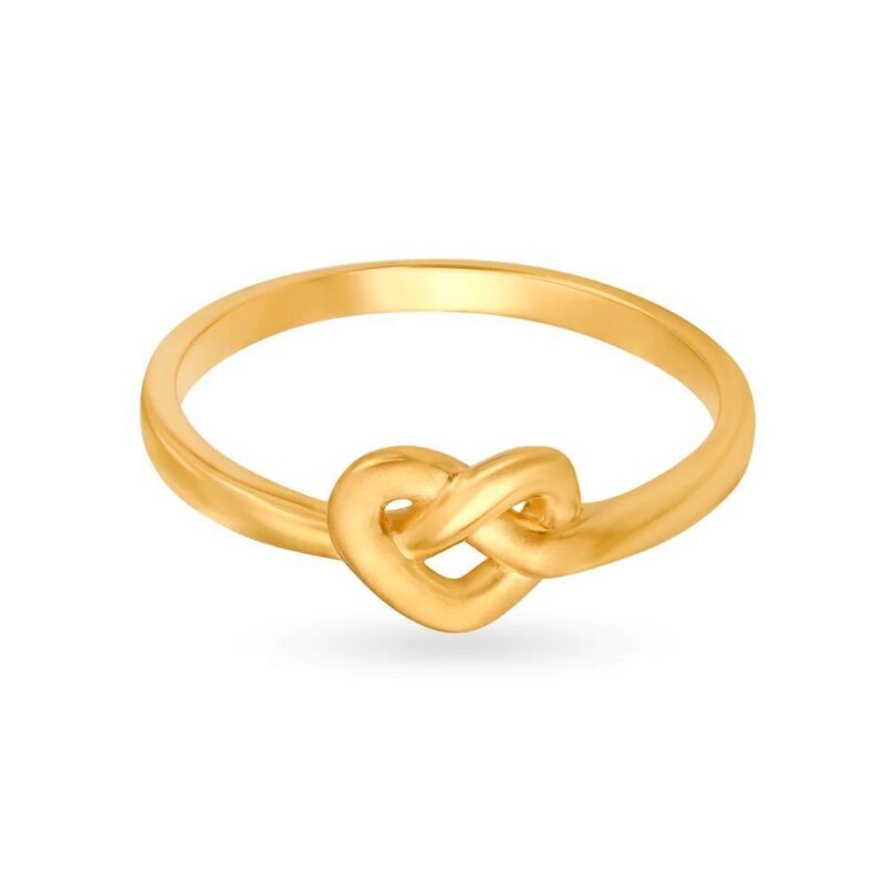 Solid 22K/18K Fine Yellow Gold Certified Women And Girls Band Ring - Image 2