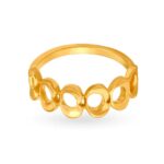 Solid 22K/18K Fine Yellow Gold Certified Women And Girls Stack Ring - Image 2