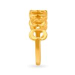 Solid 22K/18K Fine Yellow Gold Certified Women And Girls Stack Ring - Image 3