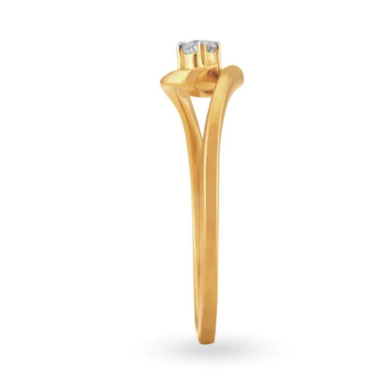 Solid 22K/18K Fine Yellow Gold Certified Women And Girls Stack Ring - Image 3