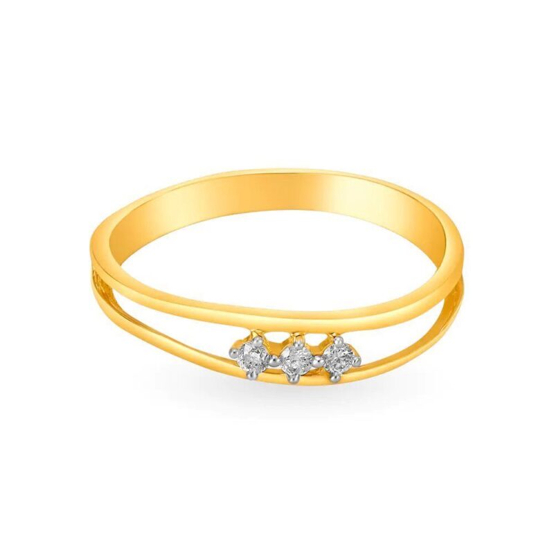 Solid 22K/18K Fine Yellow Gold Certified Women And Girls Band Ring - Image 2