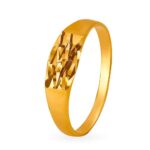 Solid 22K/18K Fine Yellow Gold Certified Women And Girls Band Ring