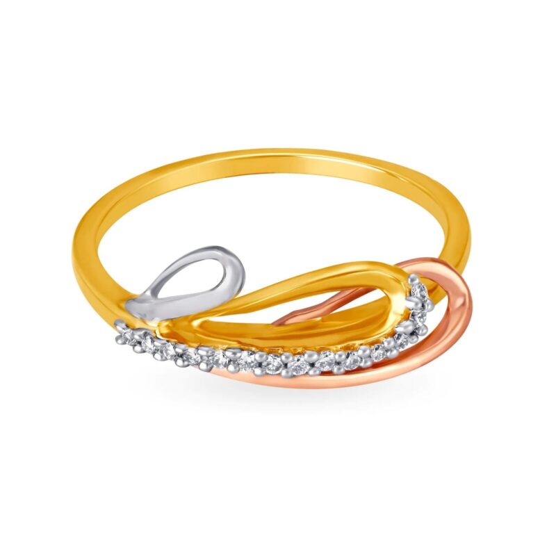 Solid 22K/18K Fine Yellow Gold Certified Women And Girls Statement Ring - Image 2