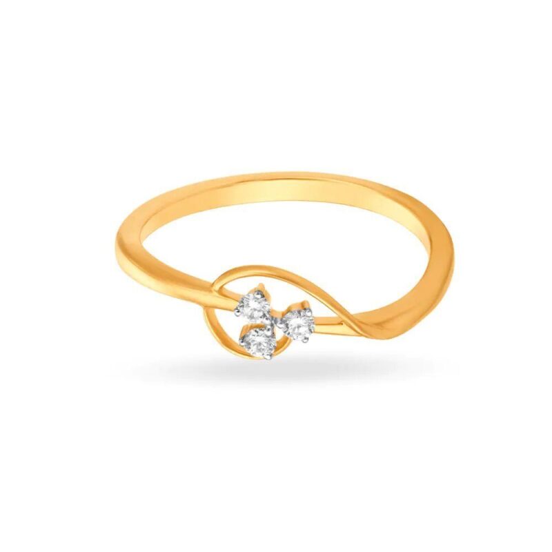 Solid 22K/18K Fine Yellow Gold Certified Women And Girls Band Ring - Image 2