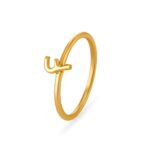 Solid 22K/18K Fine Yellow Gold Certified Women And Girls Band Ring