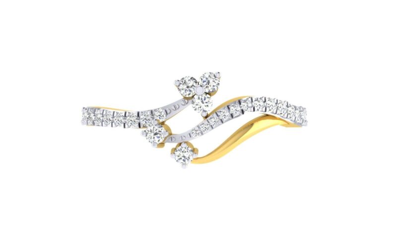 Solid 22K/18K Fine Yellow Gold Certified Women And Girls Statement Ring