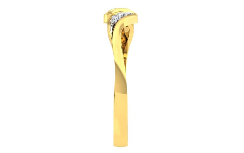 Solid 22K/18K Fine Yellow Gold Certified Women And Girls Band Ring - Image 3