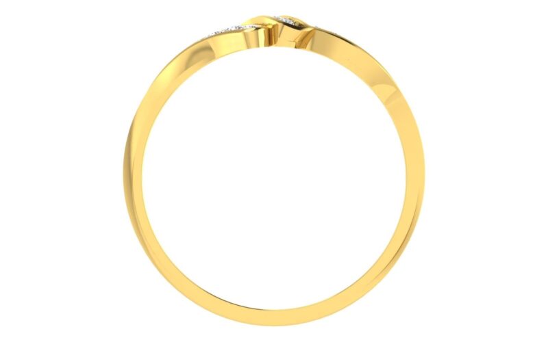 Solid 22K/18K Fine Yellow Gold Certified Women And Girls Band Ring - Image 4