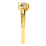 Solid 22K/18K Fine Yellow Gold Certified Women And Girls Statement Ring - Image 3