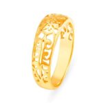 Solid 22K/18K Fine Yellow Gold Certified Women And Girls Band Ring